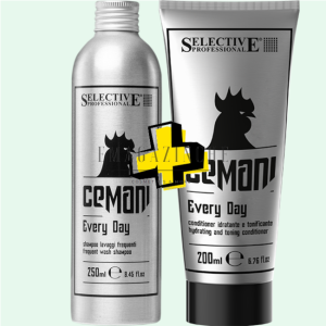 Selective Cemani Stay on the crost All Over Shampoo, Every Day Conditioner 250+200 ml.