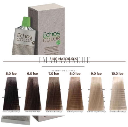Echos Line Професионална Крем боя Натурални тонове с пчелен восък и витамин C 100 мл. Echos Hair Color Professional Cream Natural