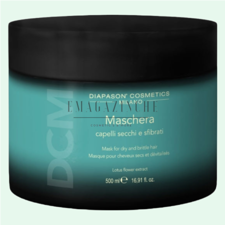 Diapason Cosmetics Подхранваща маска за суха и увредена коса с екстракт от лотос 500/1000 мл. DCM Dry & Brittle hair mask