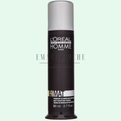 L’Oréal Professionnel Моделираща матираща паста 80 мл. Homme 4 Force Mat
