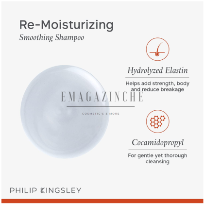 Philip Kingsley Изглаждащ шампоан за силна хидратация 75/250 мл. Re-Moisturizing Smoothing Shampoo