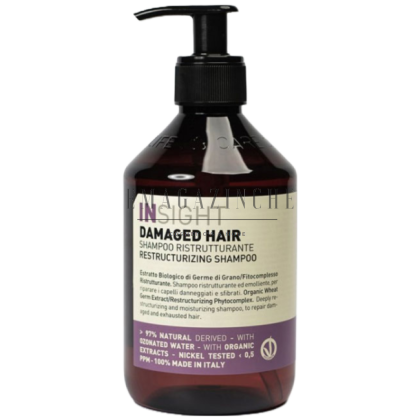 Rolland Insight Възстановяващ шампоан за увредена коса 400/900 мл. Damaged hair Restructurizing Shampoo