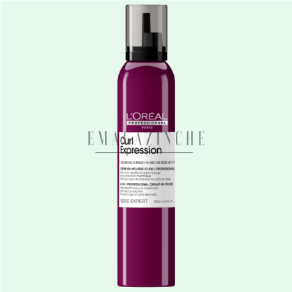 L'Oreal Professionnel Serie Expert Curl Expression 10-in-1 hair mousse for curly & frizzy Hair 250 ml.