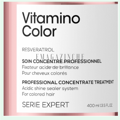 L'Oreal Professionnel Професионален концентрат за запазване на цвета с ресвератрол 400 мл. Serie Expert Vitamino Color Resveratrol Concentrate Treatment