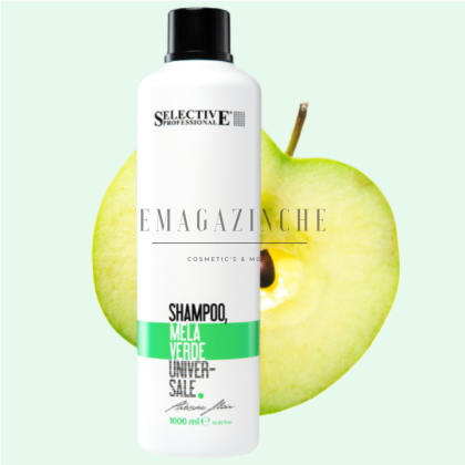 Selective Универсален шампоан със зелена ябълка 1000 мл. Green Apple Shampoo