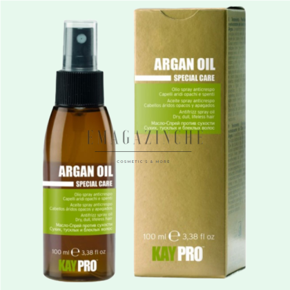 KayPro Спрей с арганово олио за суха коса и безжизнена коса 100 мл. Antifrizz Spray Argan oil