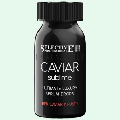 Selective Professional Възстановяващ серум с екстракт от червен хайвер, без измиване 6 х 10 мл. Caviar Sublime Ultimate Luxury Serum Drops