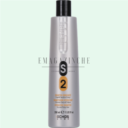 Echos Line Шампоан за суха и чуплива коса с млечни протеини 350/1000 мл.  Hydrating  S2 Hydrating shampoo