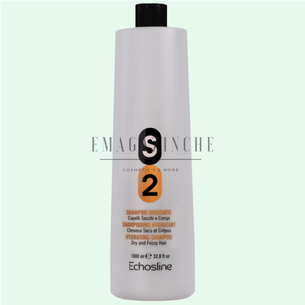 Echos Line Шампоан за суха и чуплива коса с млечни протеини 350/1000 мл. 2 Hydrating Care S2 Hydrating shampoo