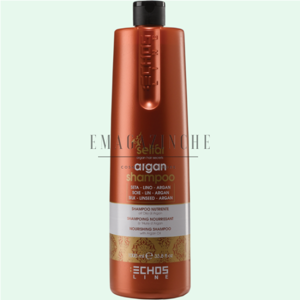 EchosLine Подхранващ шампоан с арганово масло 350/1000 мл. Seliàr Argan Nourishing shampoo
