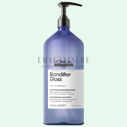 L’Oréal Professionnel Шампоан за възстановяване и блясък на руса коса 300/1500 мл. Serie Expert Blondifier Gloss shampoo