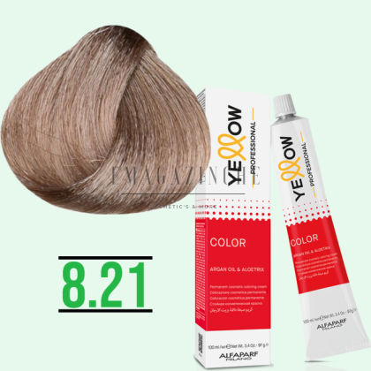 Yellow Професионална боя за коса с алое вера и пшеничен зародиш  Пепелни нюанси 100 мл Alfaparf Yellow Hair Coloring Cream