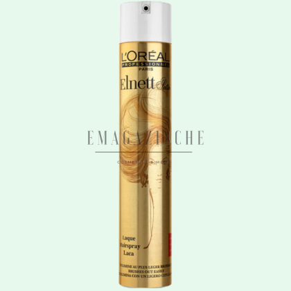 L’Oréal Professionnel Професионален сатенен лак с фина дифузия и силна фиксация 500 мл. Elnett Satin Strong hairspray
