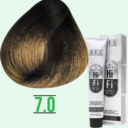 Bes Професионална боя за коса натурални,пепеляви тонове 100 мл. Bes HI-FI hair color Naturali, Cenere