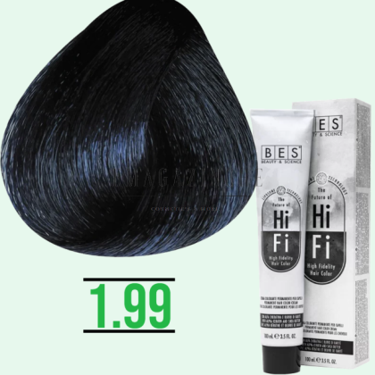 Bes Професионална боя за коса натурални,пепеляви тонове 100 мл. Bes HI-FI hair color Naturali, Cenere