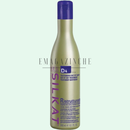Bes Възстановяващ шампоан за третирана коса 300/1000 мл. Silkat D4 Day by Day Shampoo Ristrutturante
