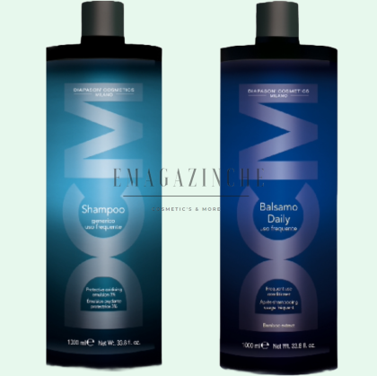 Diapason Cosmetics DCM Frequent Use Daily Shampoo & Balcamo whit 7 herbals Complex 1000+1000  ml.ml.