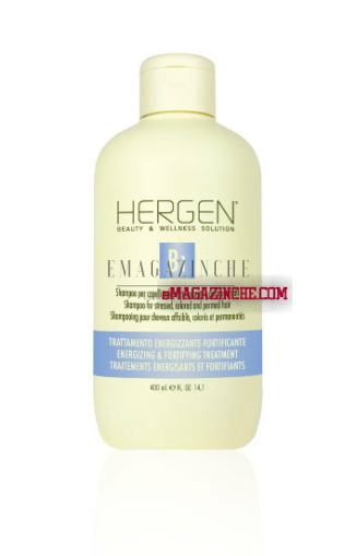 Bes Hergen Енергизиращ шампоан за изтощена,боядисана и накъдрена коса 400/1000 мл. Blue Line B1 Shampoo for stressed hair /Cr