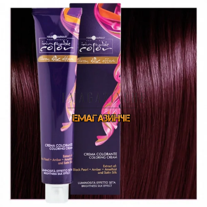 Hair Company Професионална крем боя Лилаво-червено 100 мл. Inimitable color Coloring cream Purple red