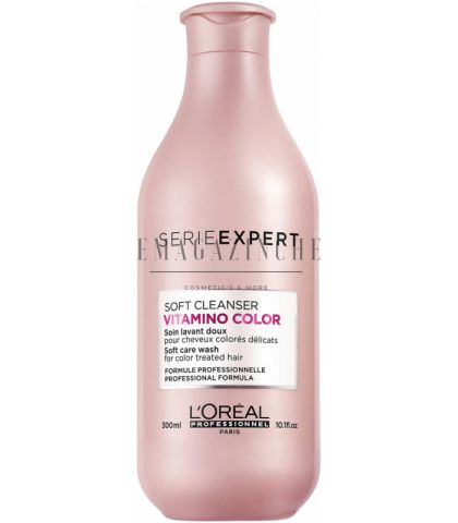 L'Oreal Professionnel Деликатен почистващ шампоан за боядисана коса без сулфати 300 мл.  Serie Expert Vitamino Color Soft Cleanser shampoo