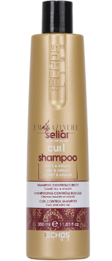 Echos Line Шампоан за къдрави коси с мед и арган 350/1000 мл. Seliàr Curl shampoo