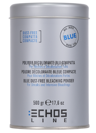 Echos Line Избелващ прах без прах син 500/3000 гр. Technical products Dust-Free Bleaching Powder Blue