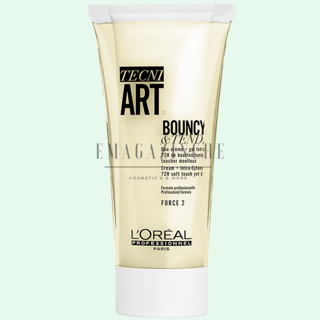 L’Oréal Professionnel Двуфазен гел(крем) за къдрава коса 150 мл. Tecni. Art Bouncy & Tender cream-gel (0930157729)