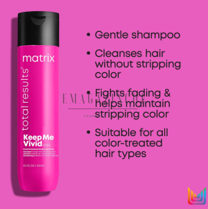 Matrix Total Results Keep Me Vivid Sulfate Free Colour Enhancing Shampoo for Coloured Hair 300/1000 ml.
