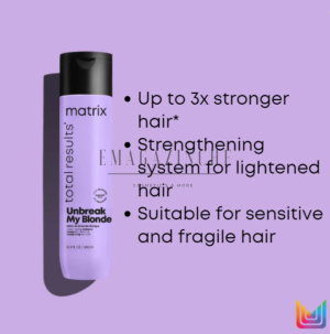 Matrix Total Results Укрепващ шампоан за руса коса без сулфати 300/1000 мл. Unbreak My Blonde Strengthening Shampoo