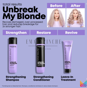 Matrix Възобновяваща грижа без отмиване за изсветлена коса 150 мл. Total Results Unbreak My Blonde Unbreak Reviving Leave-in Treatment