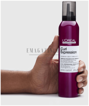 L'Oreal Professionnel Serie Expert Curl Expression 10-in-1 hair mousse for curly & frizzy Hair 250 ml.