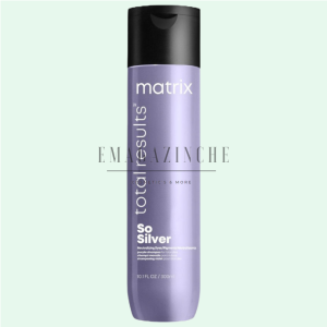 Matrix Неутрализиращ жълти отенъци шампоан за руса и сива коса 300 мл. Total Results So Silver Purple  Shampoo