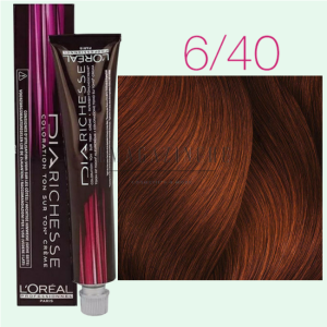  L’Oréal Professionnel Dia Richesse Semi-permanent ammonia-free color cream red / copper / violet tones 50 мл.