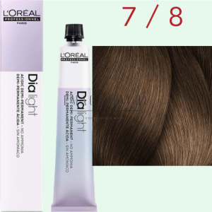 L’Oréal Professionnel Dia Richesse DIALIGHT Professional ammonia-free cream color Mocha tones 50 ml.