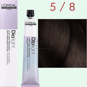 L’Oréal Professionnel Dia Richesse DIALIGHT Professional ammonia-free cream color Mocha tones 50 ml.