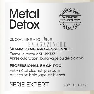 L'Oréal Professionnel Крем-шампоан за боядисана и изсветлена коса 300/1500 мл. Serie Expert Metal Detox Anti-metal Cleansing Cream Shampoo