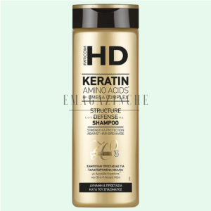 Farcom Структуриращ шампоан за възстановяване и защита на косата от накъсване 400 мл. HD Keratin Structure Defense Shampoo 