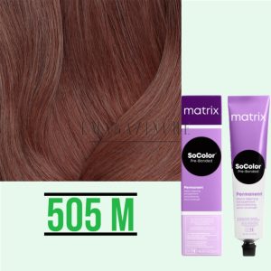 Matrix Socolor Beauty Extra Coverage M - Мocca (за сива коса)  професионална трайна боя зя коса 90 мл.