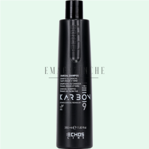 EchosLine Детокс шампоан с активен въглен за увредена коса 350/1000 мл. Karbon 9 Charcoal Shampoo