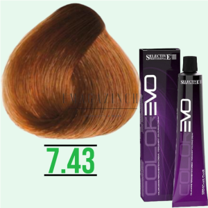 Selective Професионална крем-боя за коса Медни тонове 100 мл.ColorEvo Permanent cream colour