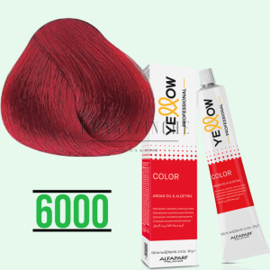 Yellow Професионална боя за коса с алое вера и пшеничен зародиш Супер изсветляващи 100 мл Alfaparf Yellow Hair Coloring Cream