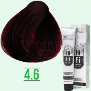 Bes Професионална боя за коса Интензивно червени и червено медни тонове 100 мл. Bes HI-FI hair color Rossi Intensi, Rossi Ramati /Crs