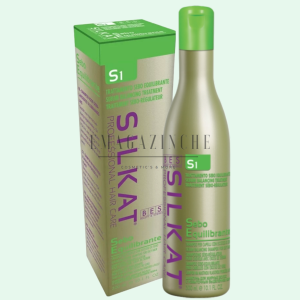 Bes Активен шампоан против омазняване 300/1000 мл. Silkat S1 Sebo-Regulator Active Shampoo