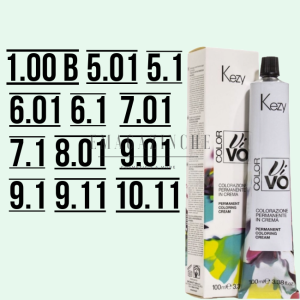 Kezy Професионална крем боя 100 мл. Пепелни нюанси Permanent cream Color Vivo 