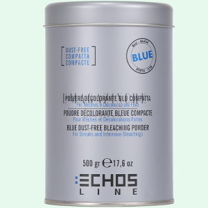Echos Line Избелващ прах без прах син 500 гр. Technical products Dust-Free Bleaching Powder Blue