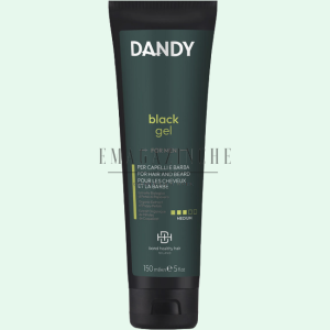 Lisap Dandy Black Gel - Grey beard and hair gel 150 ml.