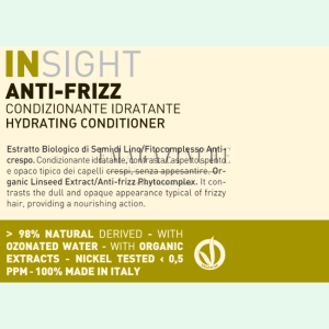 Rolland Insight  Anti frizz Hydrating Conditioner 400/900 ml.