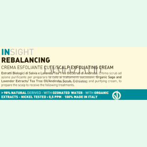 Insight Крем за почистване на скалпа от мъртви клетки 180 мл. Rebalancing Scalp Exfoliating Cream