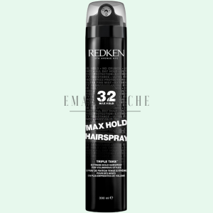 Redken Hairspray's Max Hold 32 Triple Take Extreme High-Hold Hairspray 300 ml.