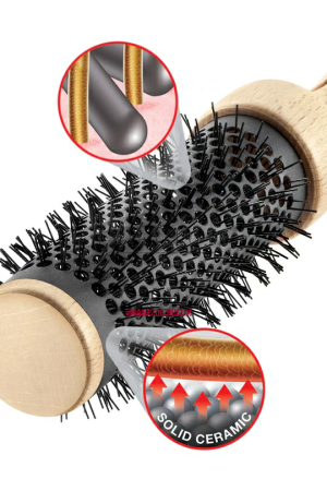Valera Професионална термо-керамична четка за коса комплект 4 бр.X-Brush thermo-ceramic round brush ideal for hot air styling